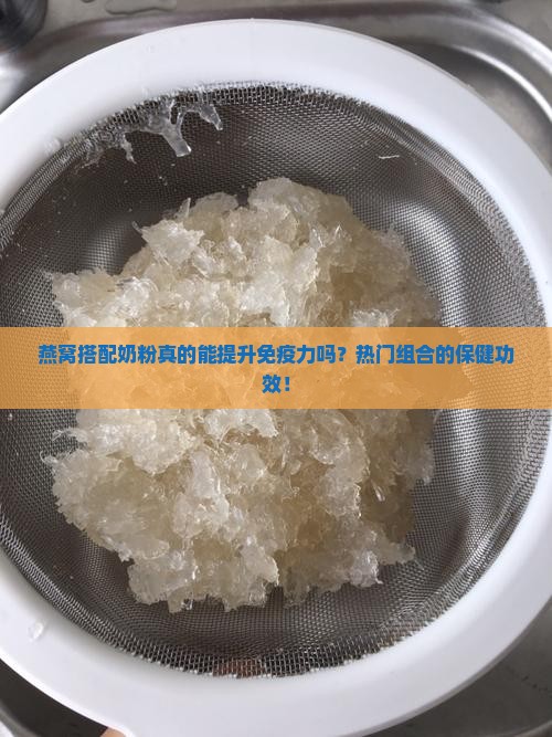 燕窝搭配奶粉真的能提升免疫力吗？热门组合的保健功效！