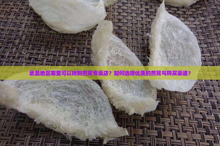 武昌地区哪里可以找到燕窝专卖店？如何选择优质的燕窝与购买渠道？