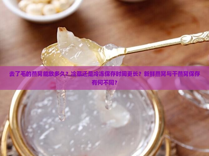 去了毛的燕窝能放多久？冷藏还是冷冻保存时间更长？新鲜燕窝与干燕窝保存有何不同？