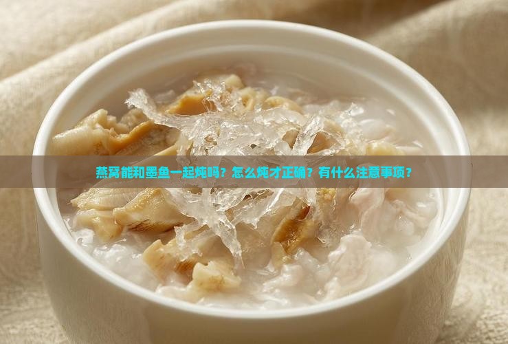 燕窝能和墨鱼一起炖吗？怎么炖才正确？有什么注意事项？