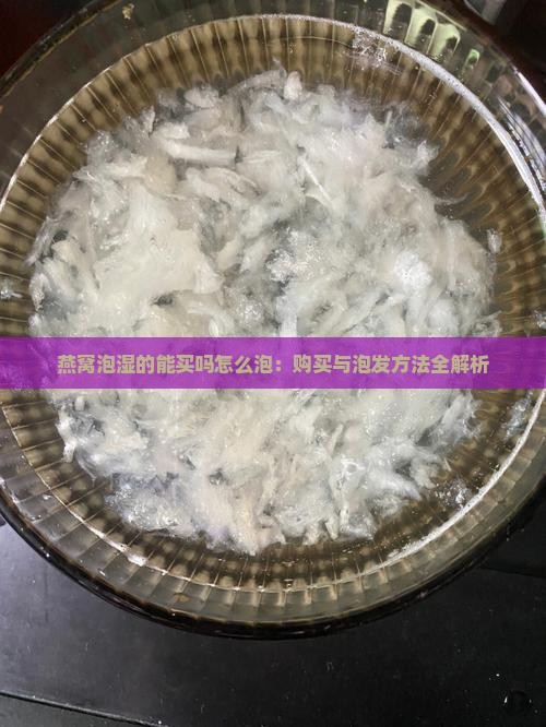 燕窝泡湿的能买吗怎么泡：购买与泡发方法全解析