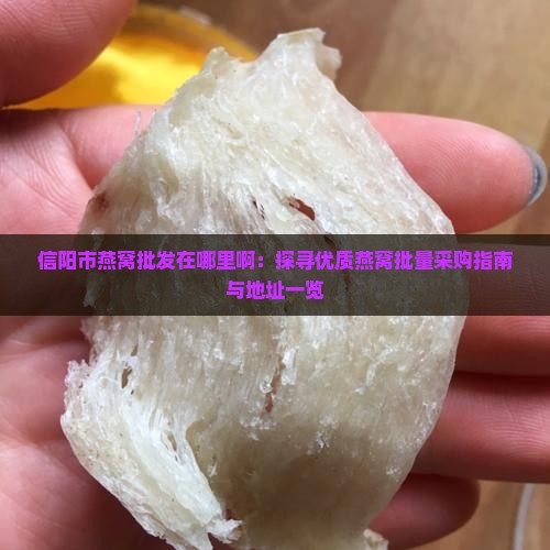 信阳市燕窝批发在哪里啊：探寻优质燕窝批量采购指南与地址一览