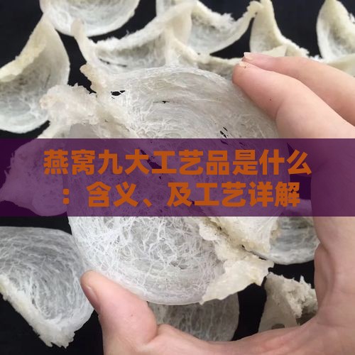 燕窝九大工艺品是什么：含义、及工艺详解