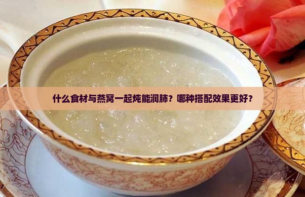 什么食材与燕窝一起炖能润肺？哪种搭配效果更好？