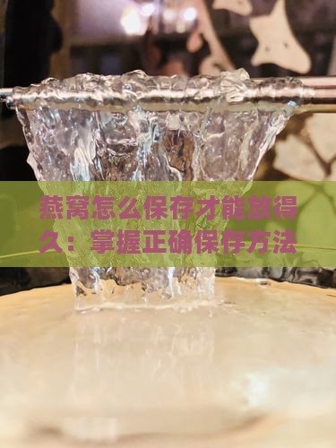 燕窝怎么保存才能放得久：掌握正确保存方法