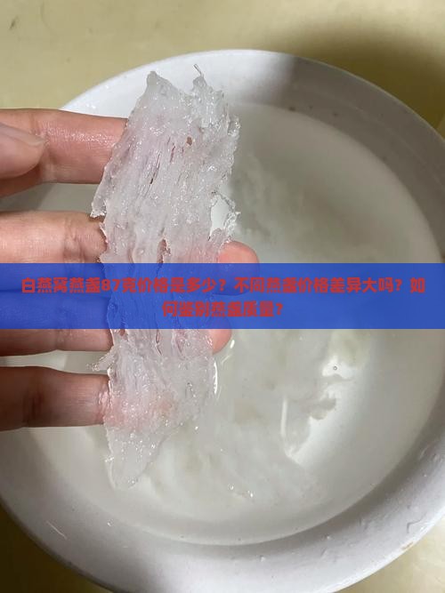 白燕窝燕盏87克价格是多少？不同燕盏价格差异大吗？如何鉴别燕盏质量？