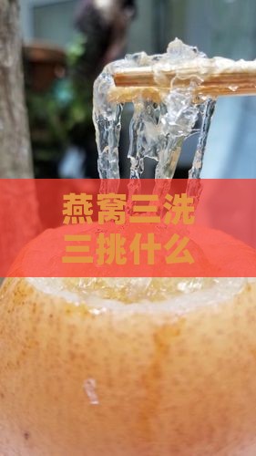 燕窝三洗三挑什么意思啊，三盏怎么做详解