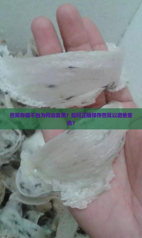 燕窝存储不当为何会发黑？如何正确保存燕窝以避免变色？