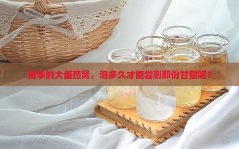 雨季大盏燕窝要泡多久