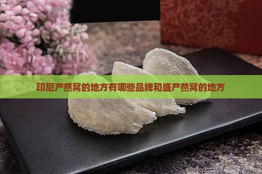 印尼产燕窝的地方有哪些