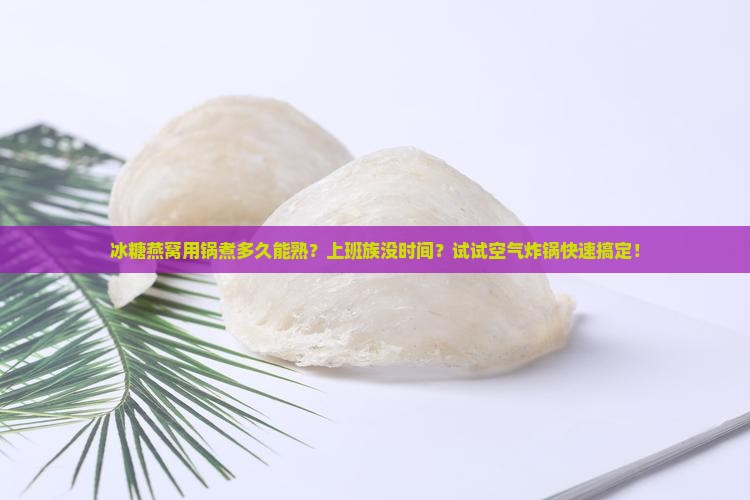 冰糖燕窝用锅煮多久能熟