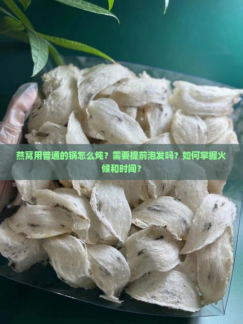 燕窝用普通的锅怎么炖