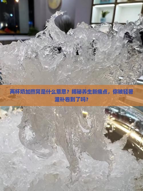 两杯奶加燕窝是什么意思