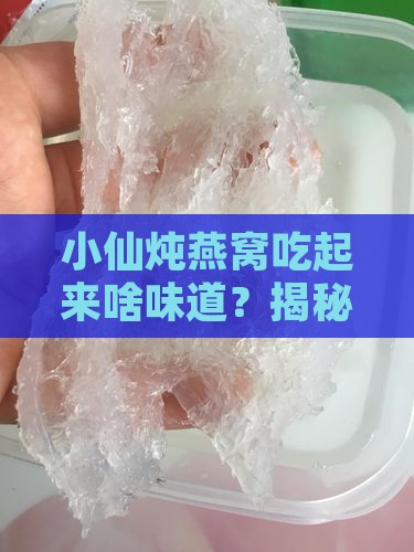 小仙炖燕窝是什么口味的