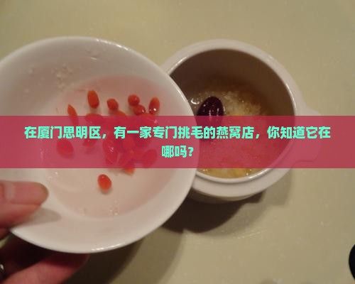 思明区燕窝挑毛店在哪里