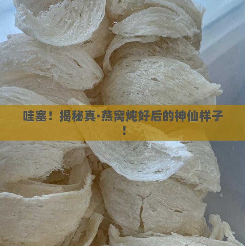 真的燕窝炖好后是什么