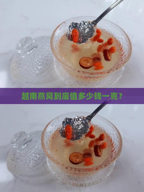 越南燕窝一克多少钱一克