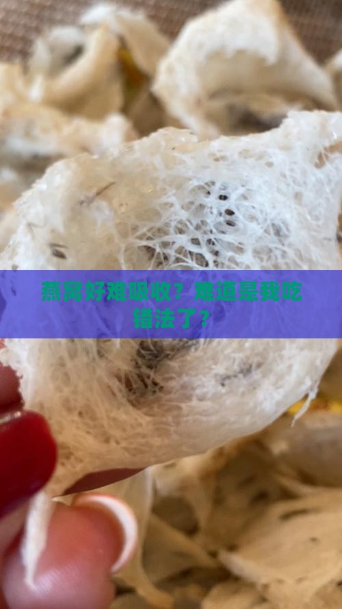 燕窝不易吸收怎么办呢