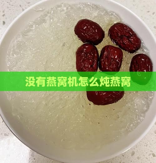 没有燕窝机怎么炖燕窝