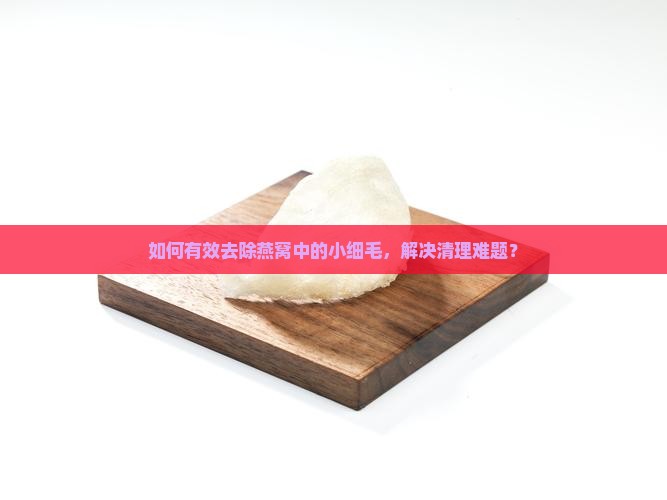 如何有效去除燕窝中的小细毛，解决清理难题？