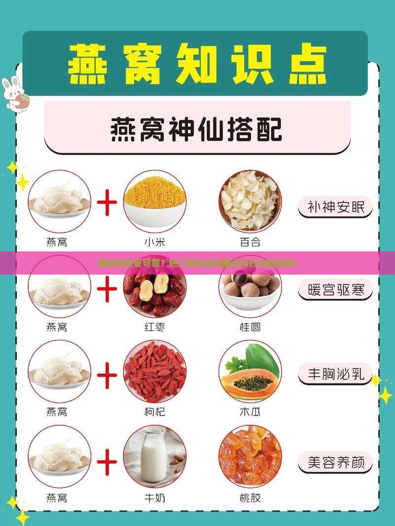 哪些燕窝更可靠？热门燕窝选购痛点与行业新趋势！
