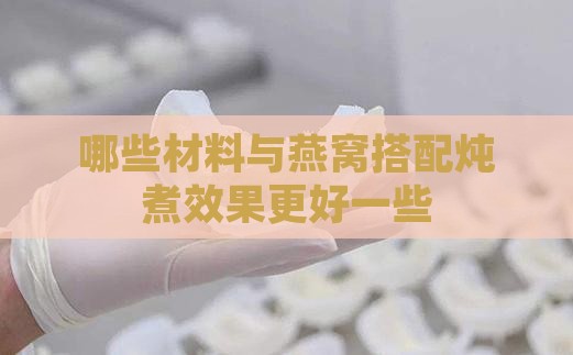 哪些材料与燕窝搭配炖煮效果更好一些