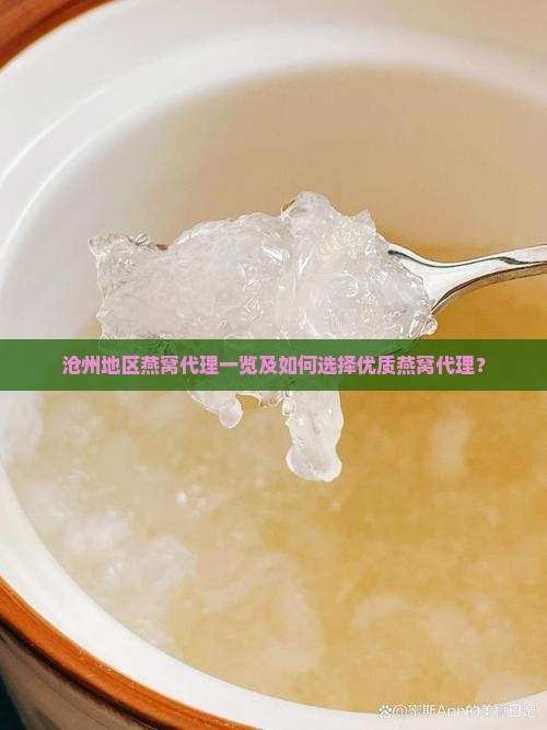 沧州地区燕窝代理一览及如何选择优质燕窝代理？