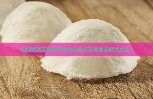如何找到正典燕窝的独特卖点及其痛点解决之道？