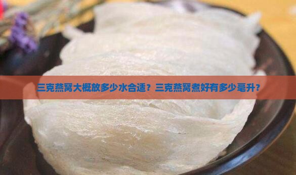 三克燕窝大概放多少水合适？三克燕窝煮好有多少毫升？