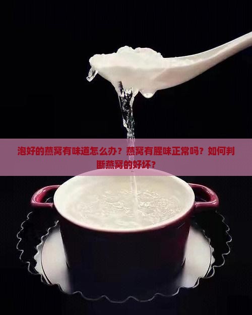 泡好的燕窝有味道怎么办？燕窝有腥味正常吗？如何判断燕窝的好坏？