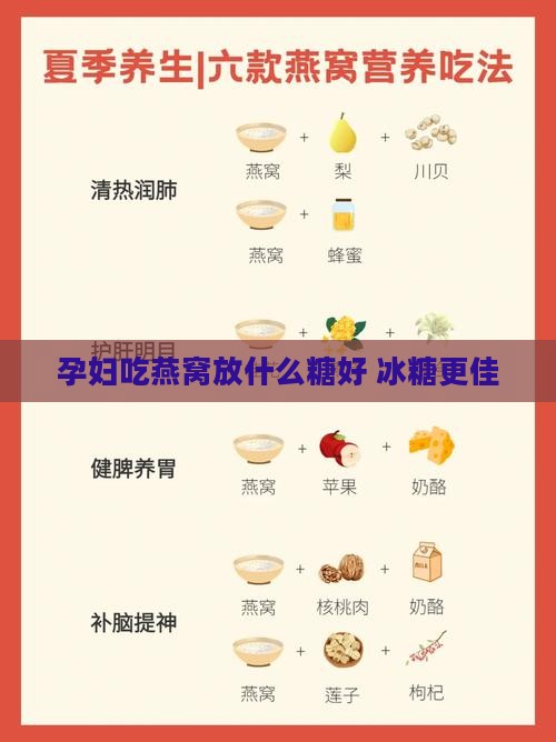 孕妇吃燕窝放什么糖好 冰糖更佳