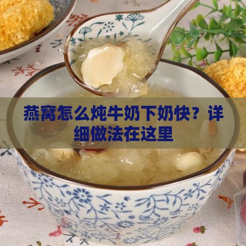燕窝怎么炖牛奶下奶快？详细做法在这里