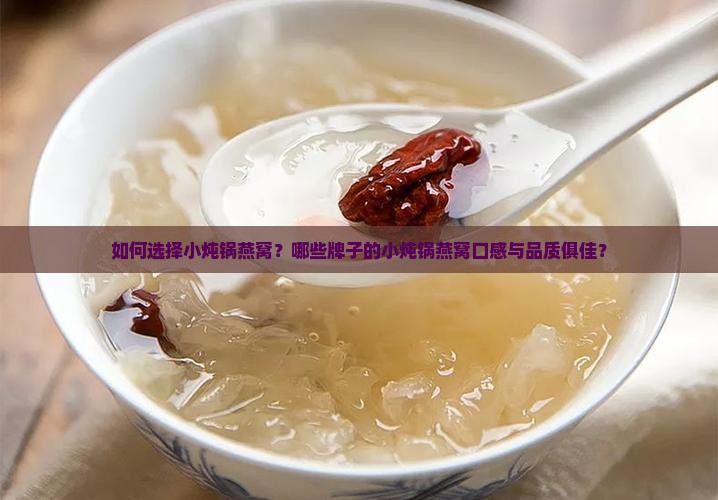 如何选择小炖锅燕窝？哪些牌子的小炖锅燕窝口感与品质俱佳？