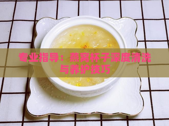 专业指导：燕窝杯子深度清洗与养护技巧
