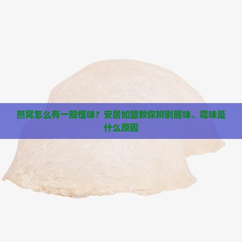 燕窝怎么有一股怪味？安居加盟教你辨别腥味、霉味是什么原因
