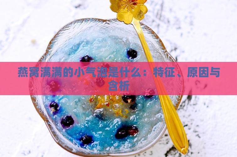 燕窝满满的小气泡是什么：特征、原因与含析