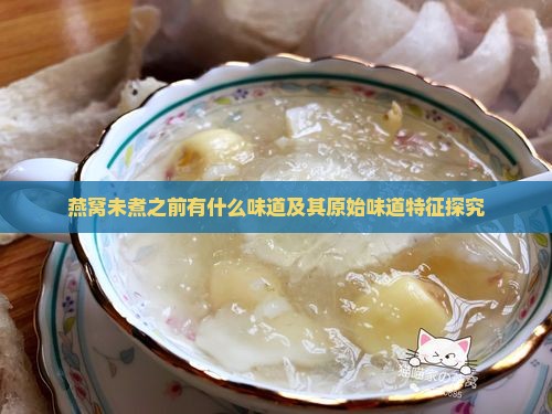 燕窝未煮之前有什么味道及其原始味道特征探究