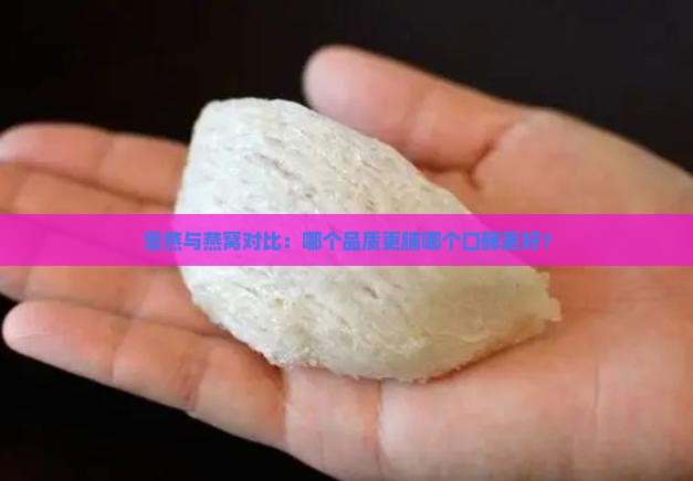 雪燕与燕窝对比：哪个品质更脯哪个口碑更好？