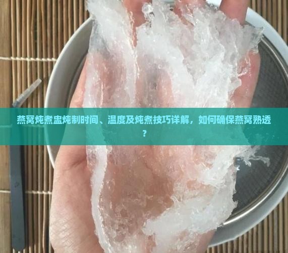 燕窝炖煮盅炖制时间、温度及炖煮技巧详解，如何确保燕窝熟透？