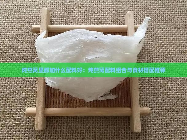 炖燕窝里都加什么配料好：炖燕窝配料组合与食材搭配推荐