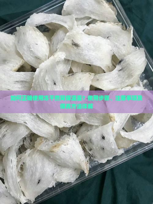 如何正确使用冻干燕窝保温壶？使用步骤、注意事项及保养方法详解