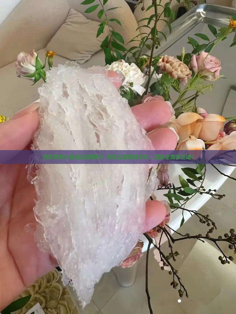 燕窝用多少目的过滤网好？燕窝过滤网选不对，营养全流失还堵！