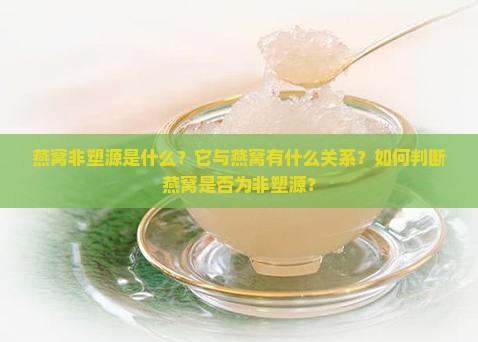 燕窝非塑源是什么？它与燕窝有什么关系？如何判断燕窝是否为非塑源？