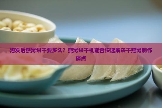 泡发后燕窝烘干要多久？燕窝烘干机能否快速解决干燕窝制作痛点