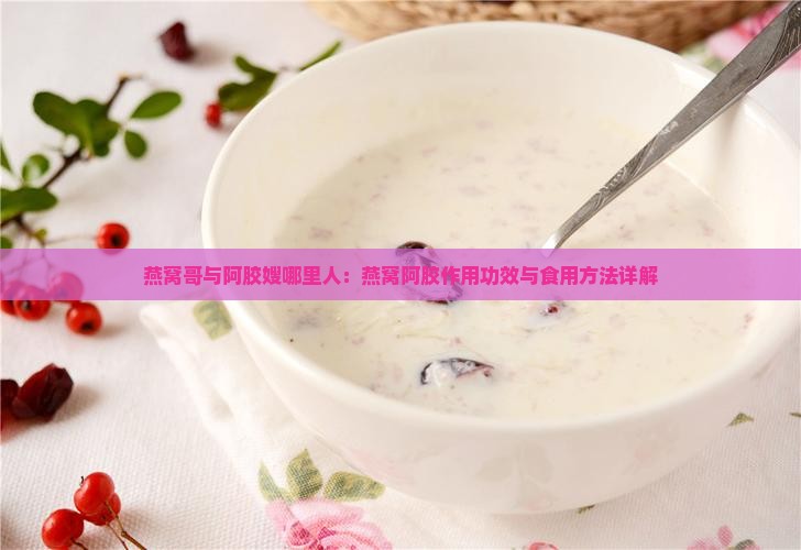 燕窝哥与阿胶嫂哪里人：燕窝阿胶作用功效与食用方法详解