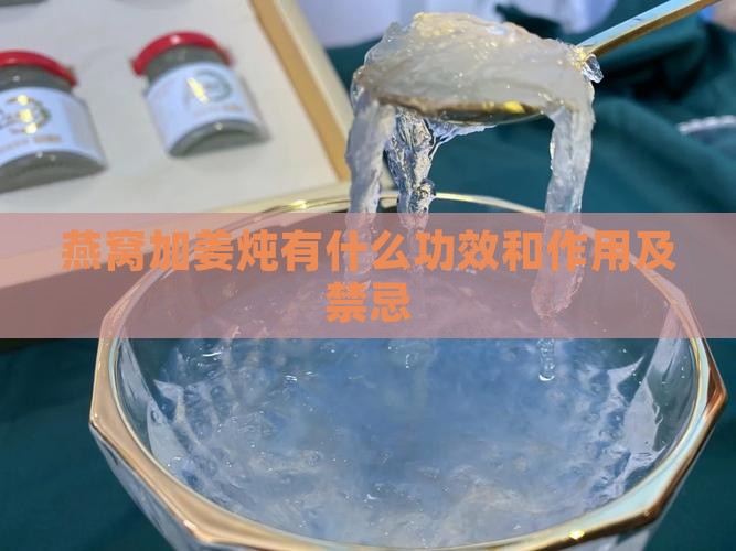 燕窝加姜炖有什么功效和作用及禁忌