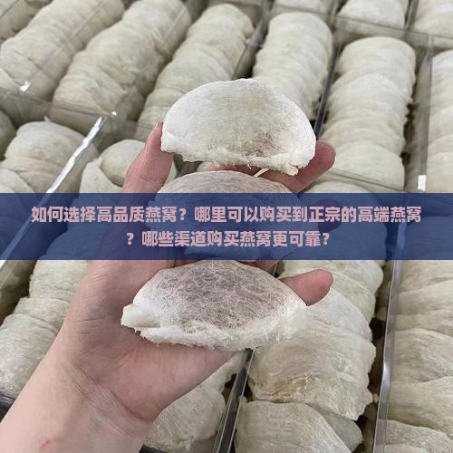 如何选择高品质燕窝？哪里可以购买到正宗的高端燕窝？哪些渠道购买燕窝更可靠？