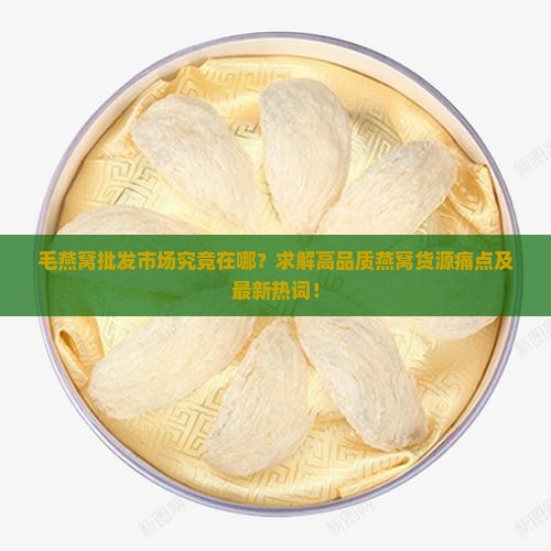 毛燕窝批发市场究竟在哪？求解高品质燕窝货源痛点及最新热词！