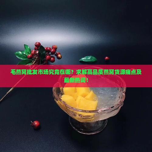毛燕窝批发市场究竟在哪？求解高品质燕窝货源痛点及最新热词！