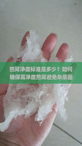 燕窝净度标准是多少？如何确保高净度燕窝避免杂质困扰？
